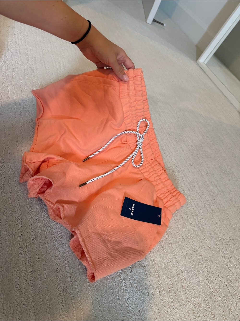 Parke target collab coral sweatshirts